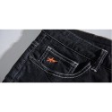 Bermuda Masculina Jeans Grafite Cinza Escuro Slim Fit Justa nas Pernas