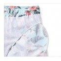 Short Masculino Estampado Floral Confortavel Ajustavel Casual Praia