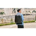 Mochila Polo Masculina Preta em Couro Estilosa Escolar Notebook