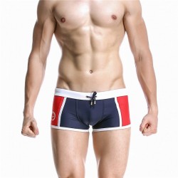 Boxer underwear White Sex Stamped Men's Fashion Fun Sunga Beach - Suldest