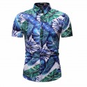 Camisa Masculina Novo Estilo Florida Verão Moda Praia