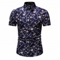 Camisa Masculina Novo Estilo Florida Verão Moda Praia