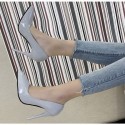 Womens Scarpin Social Shoe High Heel Thread Elegant