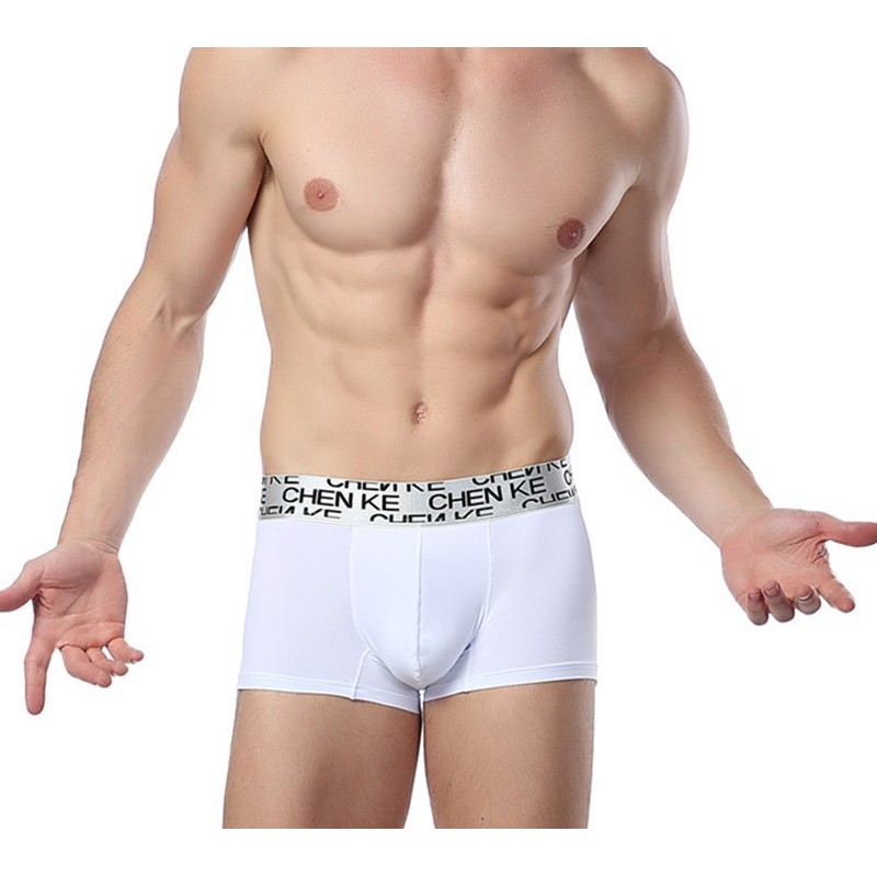 Handsome Man In White Boxer Shorts Photos and Images