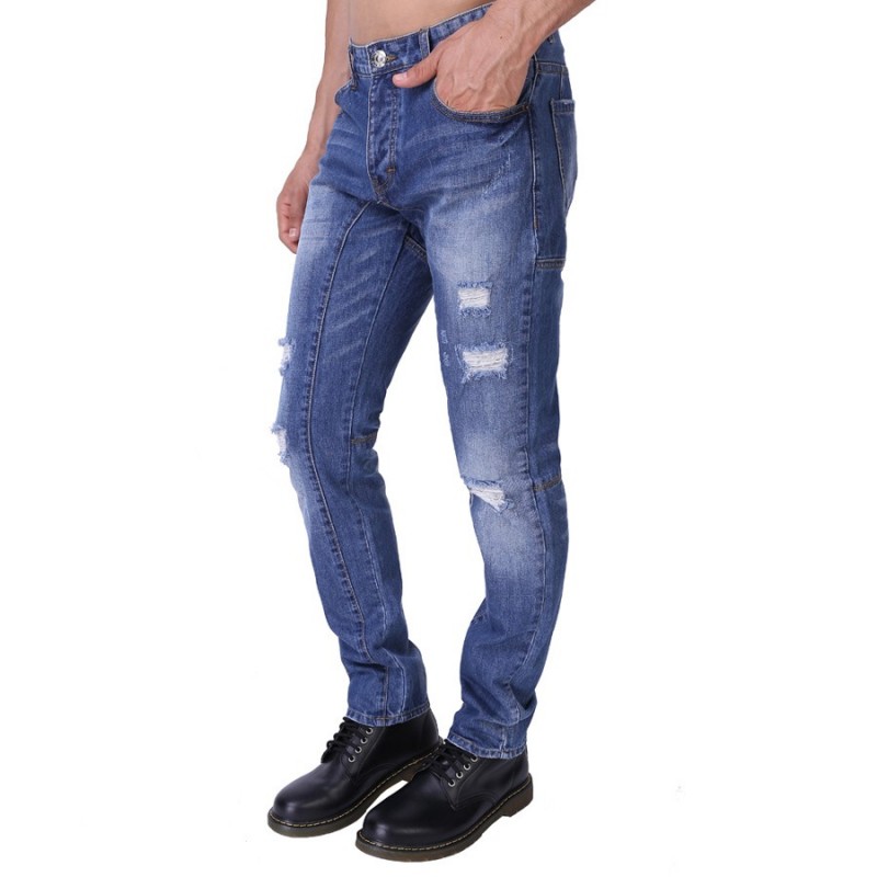 calça slim jeans masculina