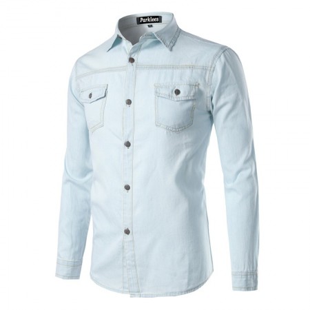 camisas masculinas jeans